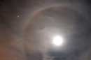 Mars and Lunar Halo - �2005 Lauri A. Kangas